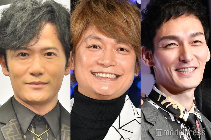 稲垣吾郎、香取慎吾、草なぎ剛(C)モデルプレス