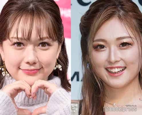 村重杏奈、ゆうちゃみとのプリクラ風ショット公開 言葉遣いにも注目集まる