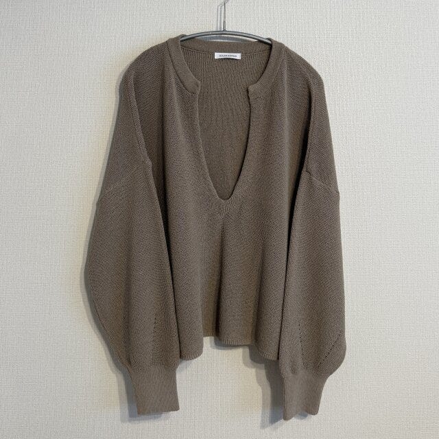 LOUNGEDRESS　スキッパー和紙ニット