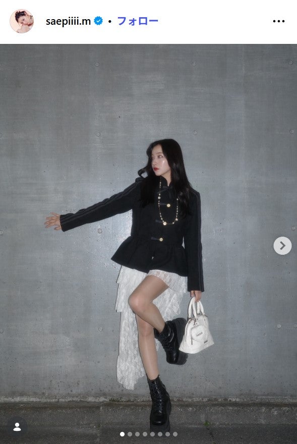 村瀬紗英Instagramより