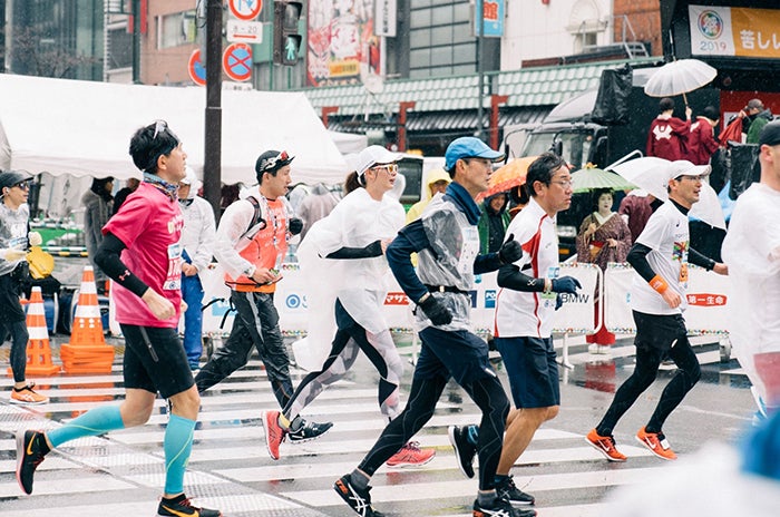 東京マラソン2019の様子（提供写真）