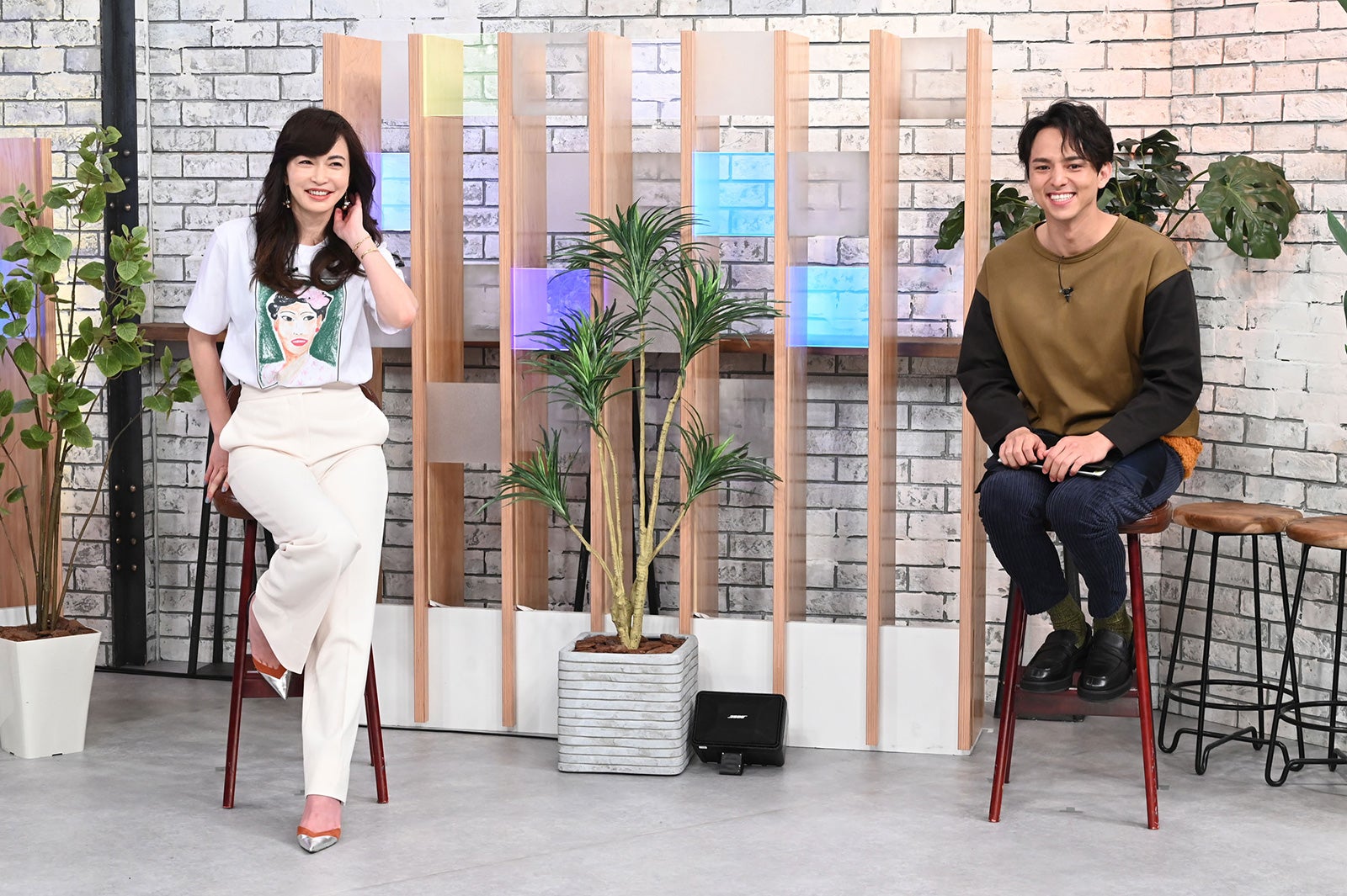 長谷川京子、満島真之介（C）関西テレビ