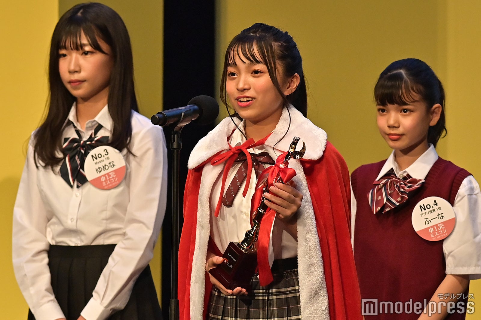 「中一ミスコン2021」準グランプリ・Hinanoさん（C）モデルプレス