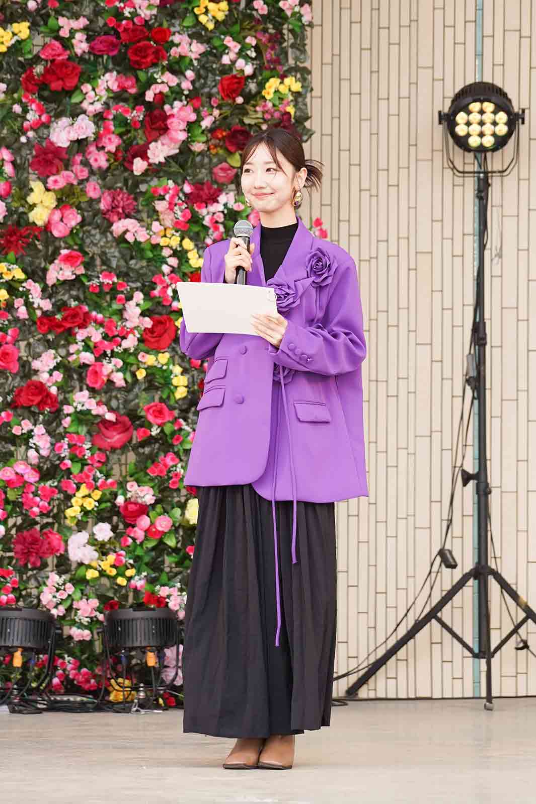 柏木由紀（C）︎Rose Expo FUKUYAMA 2025