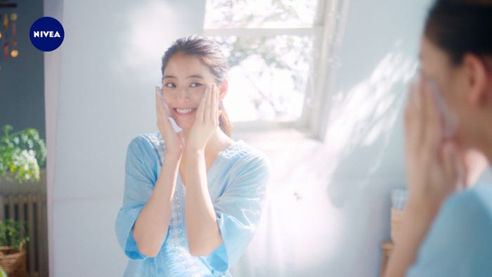 新木優子/新CM「私はミルク派」篇より(提供写真)