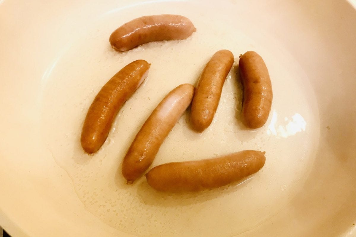 シャウエッセンのボイル焼き