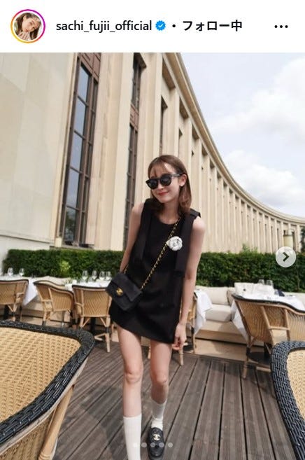藤井サチInstagramより