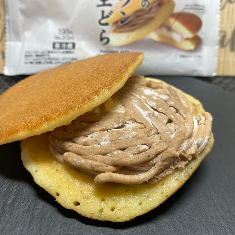 セブンイレブン「イタリア栗のモンブラン生どら」