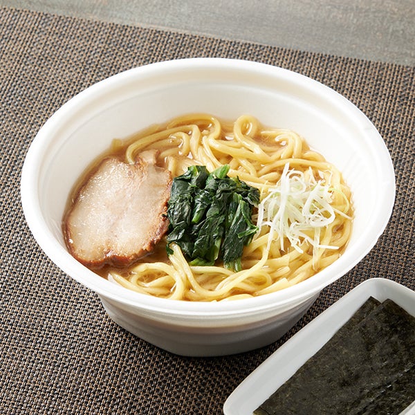 横浜家系 豚骨醤油ラーメン（税込628円）／提供画像
