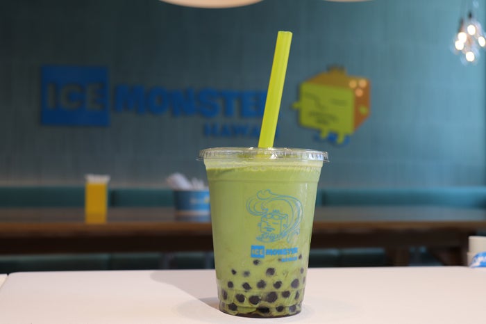ボバ抹茶ミルク＄5．95／画像提供：ICE MONSTER HAWAII LTD.