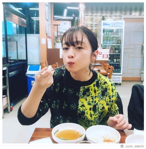 安達祐実“もぐもぐ”ショットにファン悶絶「可愛い」「天使かな？」