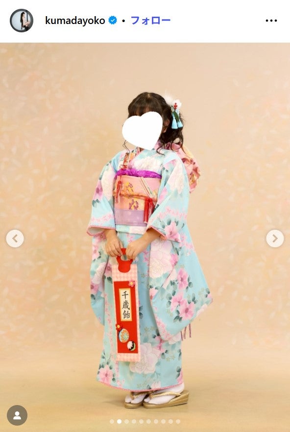 熊田曜子Instagramより