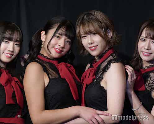 徳江かならグラドル4人“超変化系アイドル”デビュー「上を目指して頑張っていきたい」