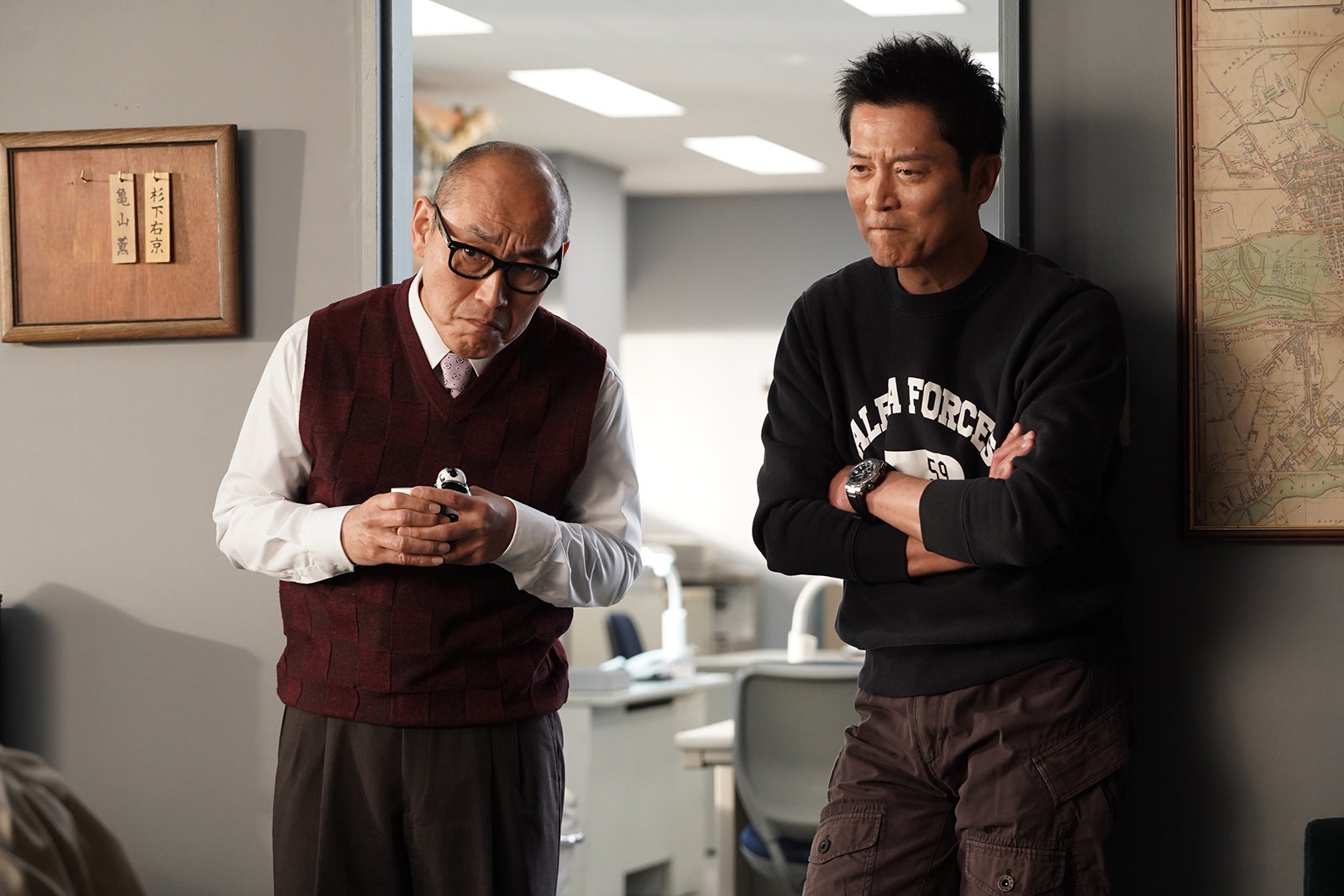 山西惇、寺脇康文「相棒season22」第17話より（C）テレビ朝日