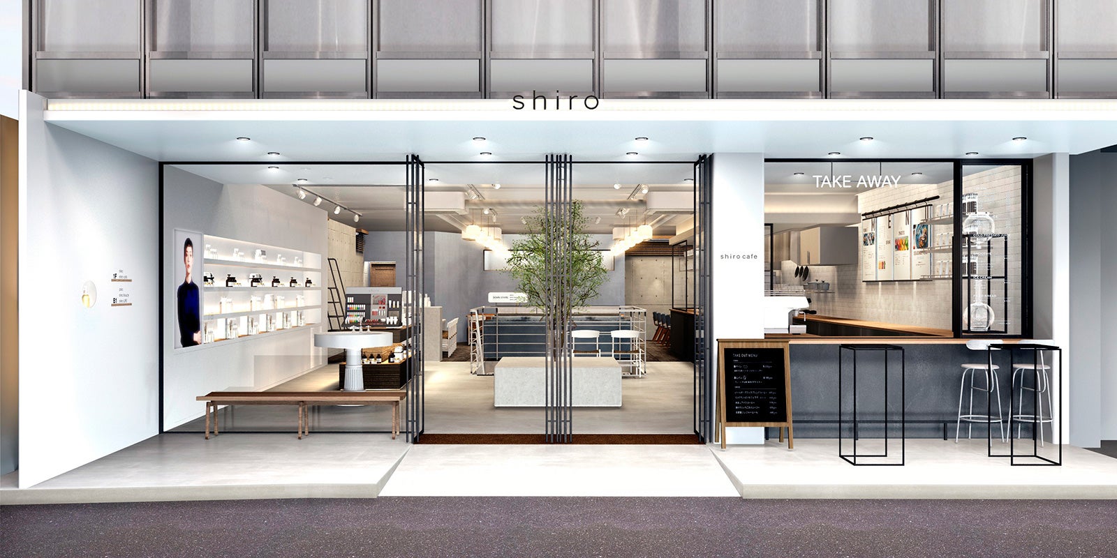 「shiro（シロ）」東京初の“シロカフェ”併設店が自由が丘に誕生