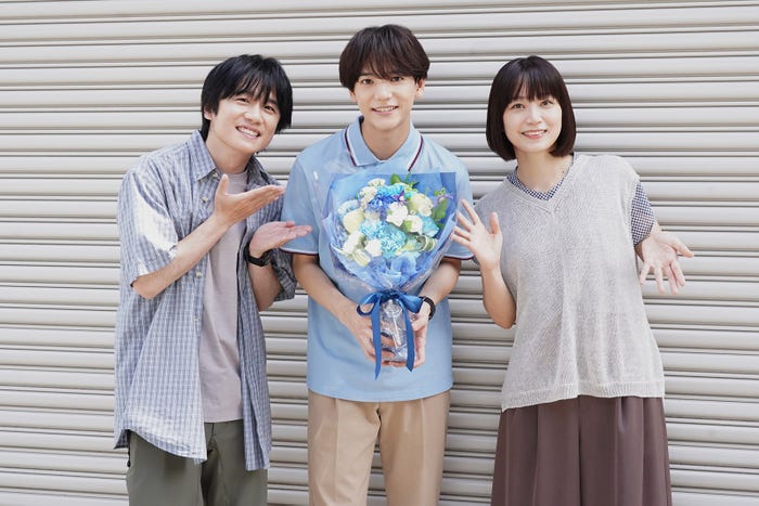 風間俊介、中島颯太、深川麻衣(C)フジテレビ