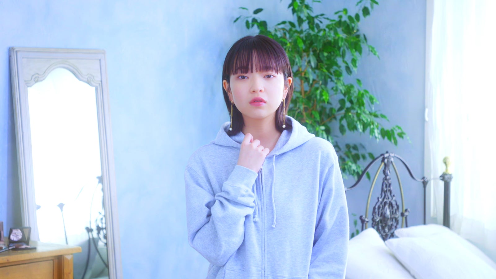 田中芽衣／WEB動画「なりたいわたしが見つかるルージュ」より（提供写真）