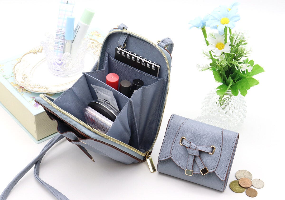 宝島社VISフラワーカットスマホショルダー＆ミニ財布