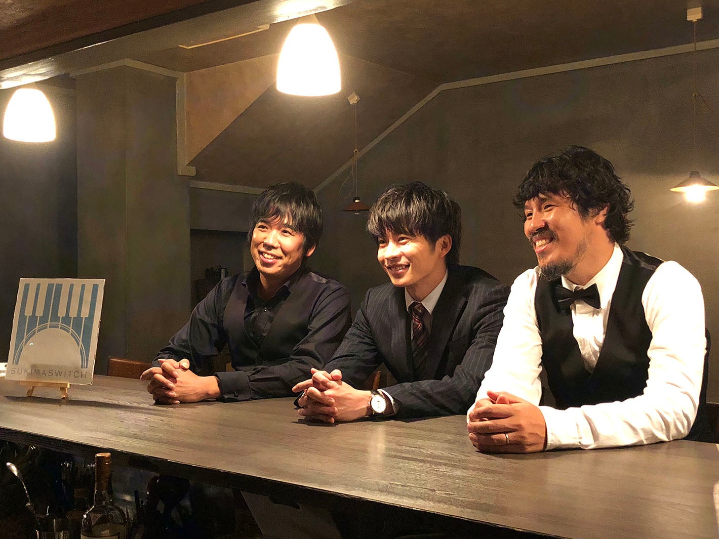 （左から）大橋卓弥、田中圭、常田真太郎 （提供写真）