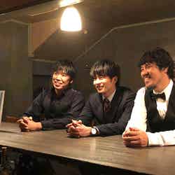 （左から）大橋卓弥、田中圭、常田真太郎 （提供写真）
