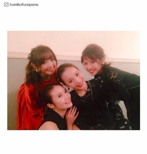 菅野結以、村田莉、樋口智子、舟山久美子/舟山久美子Instagramより