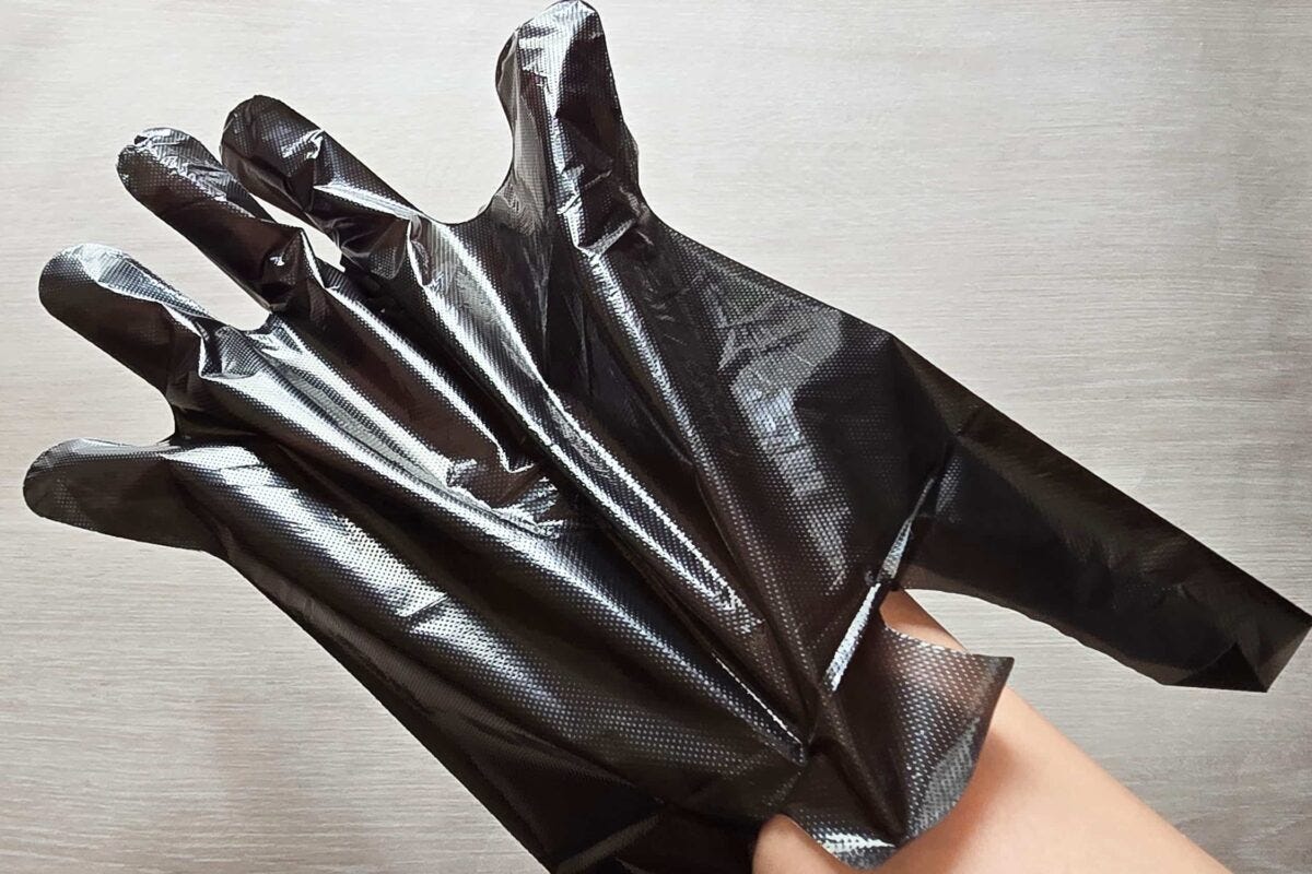 手袋型ゴミ袋・手