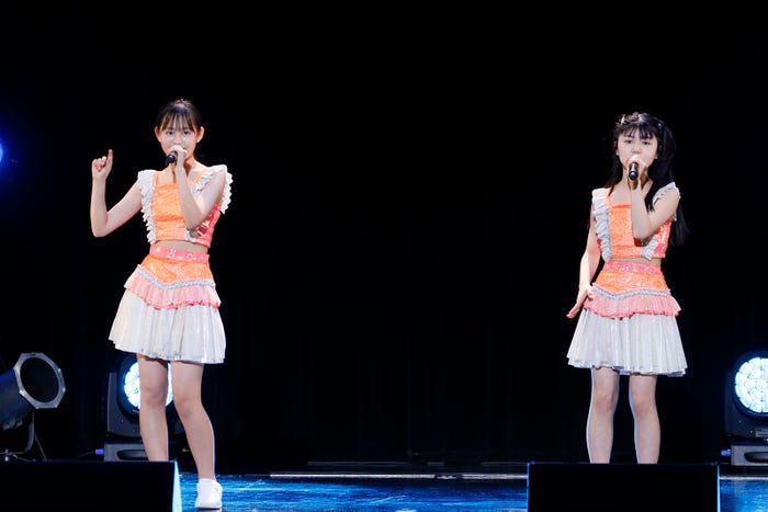 研修生新メンバーの後藤花、前島花凛(提供写真)