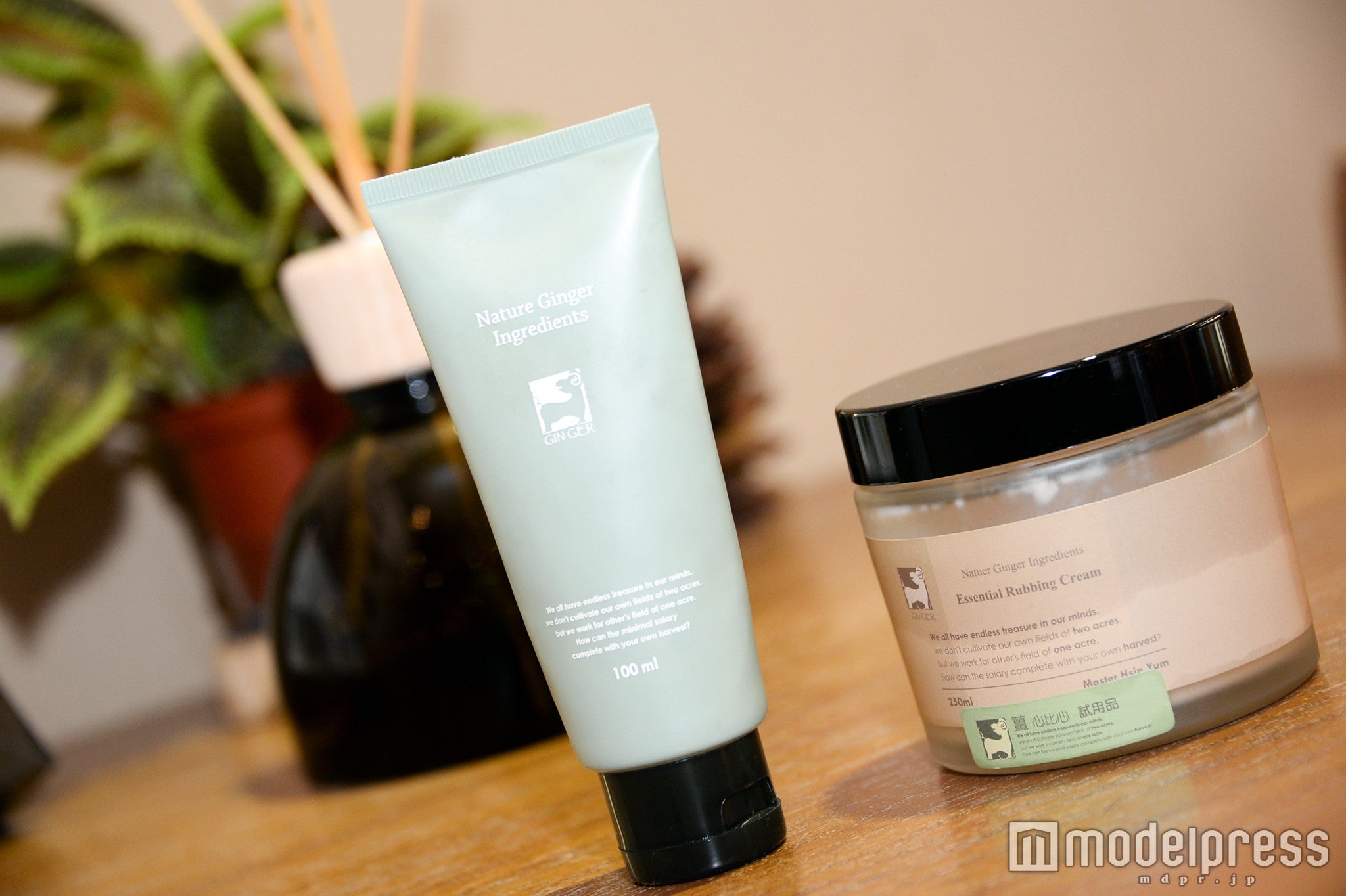 パック（左）680元、マッサージクリーム1080元（C）モデルプレス