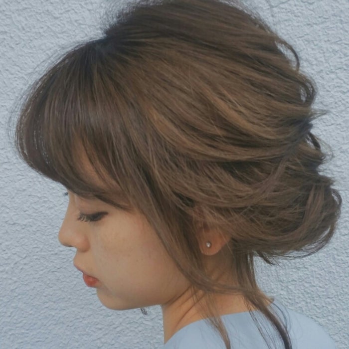 髪型別アップスタイル 一気に華やかになれるスタイル集めました モデルプレス