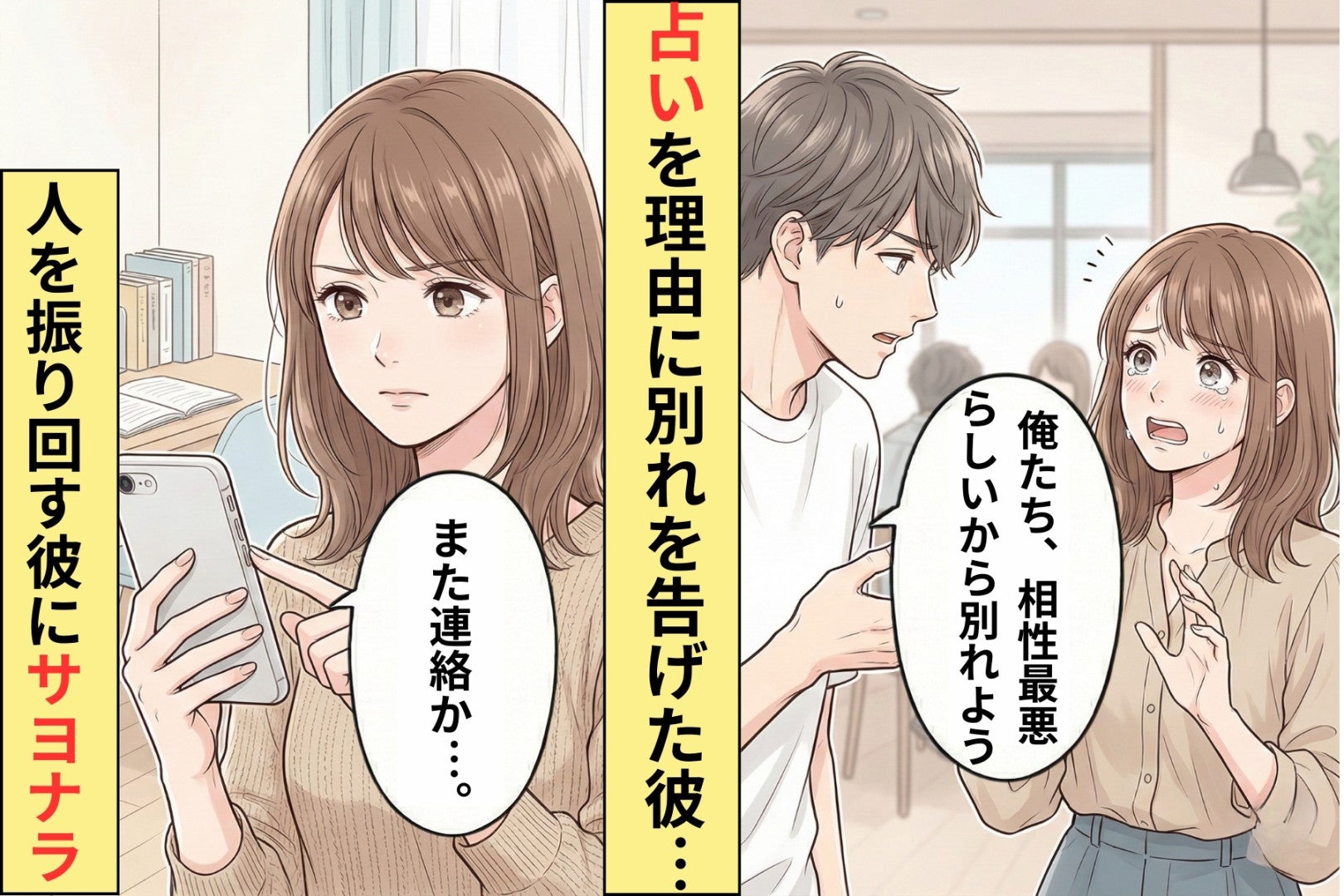 まさか理由で別れを切り出してきた彼氏→3ヶ月後、彼から急に連絡が来て...
