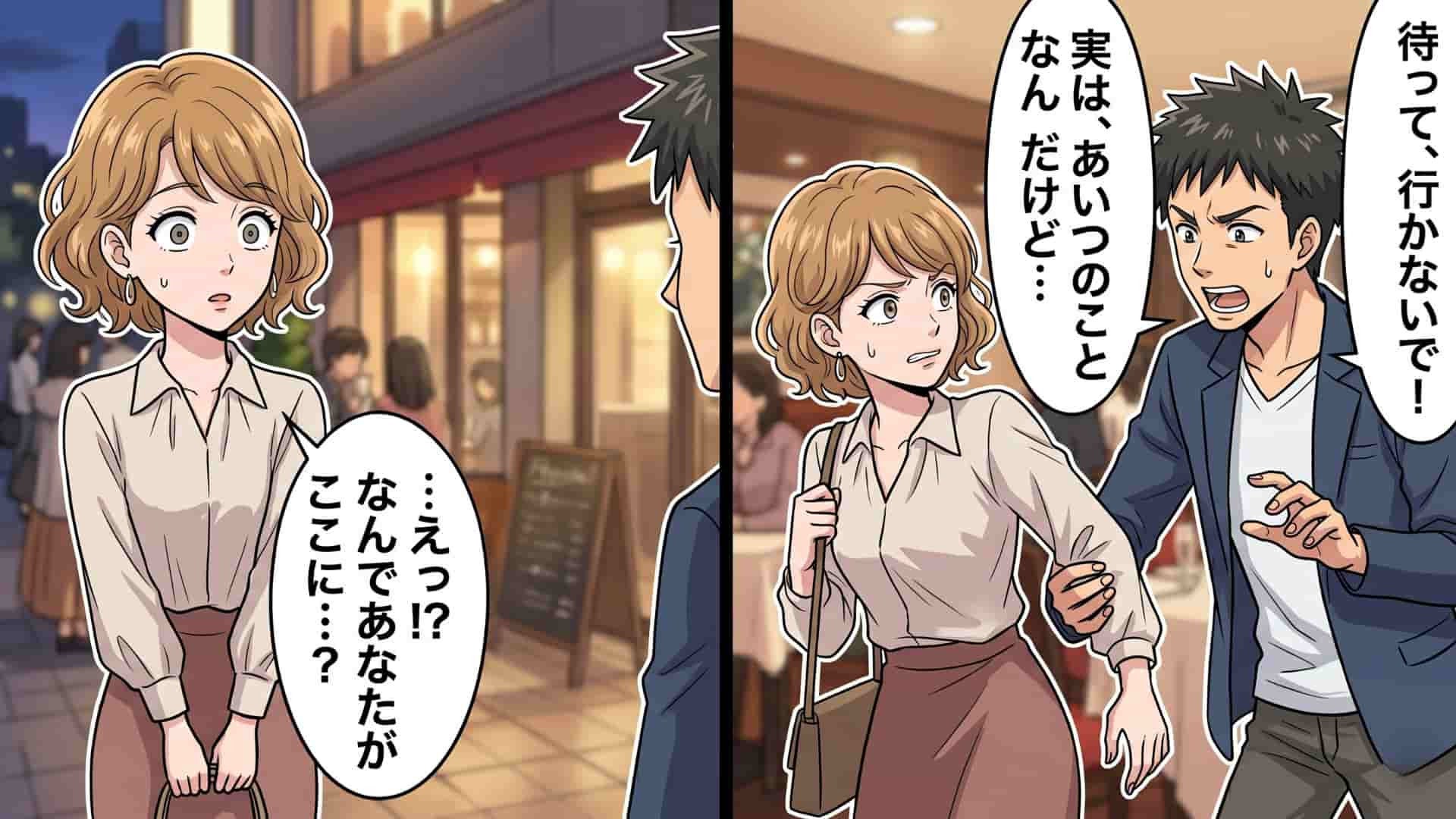 婚活アプリで出会ったのは、元カレの大親友！？まさかの出来事に困惑する主人公に【予想外の事態】が...！