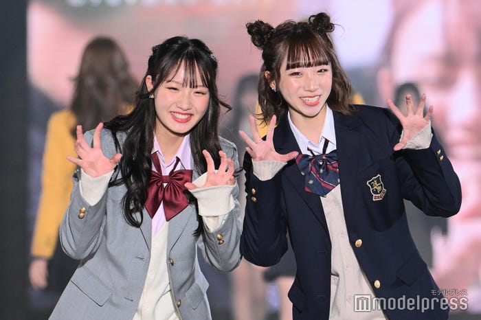 久保瑚波、木場苺花「関コレ 2023 S/S」より(C)モデルプレス