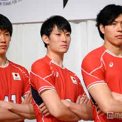 （左から）石川祐希選手、柳田将洋選手、清水邦広選手（C）モデルプレス