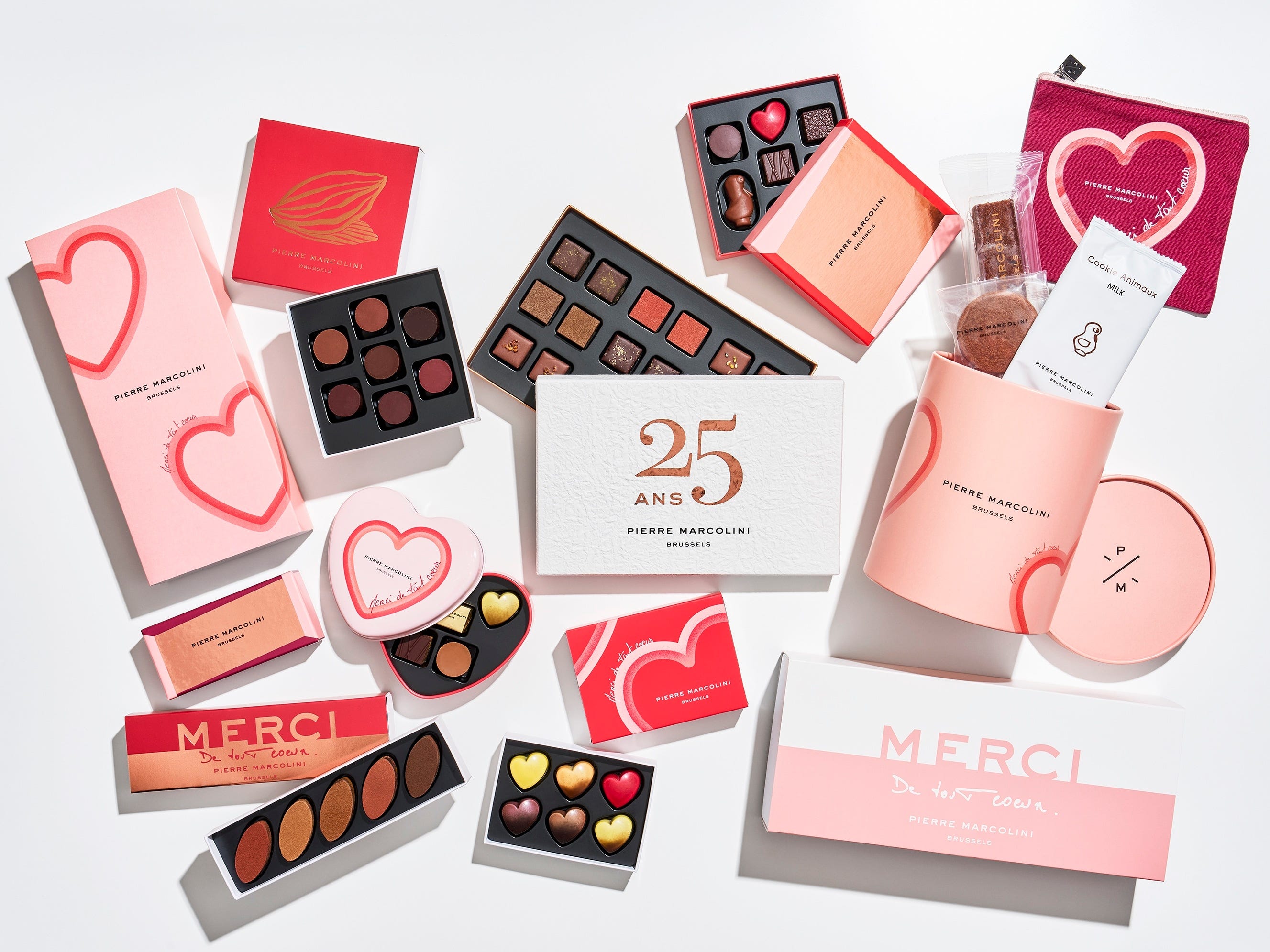 感謝をあらわすハートのデザインがかわいらしい、ピエール