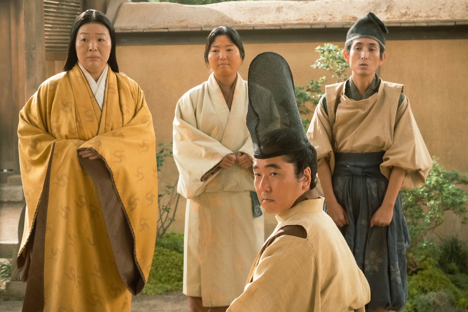 信川清順、蔵下穂波、本多力、矢部太郎「光る君へ」第31話（C）NHK