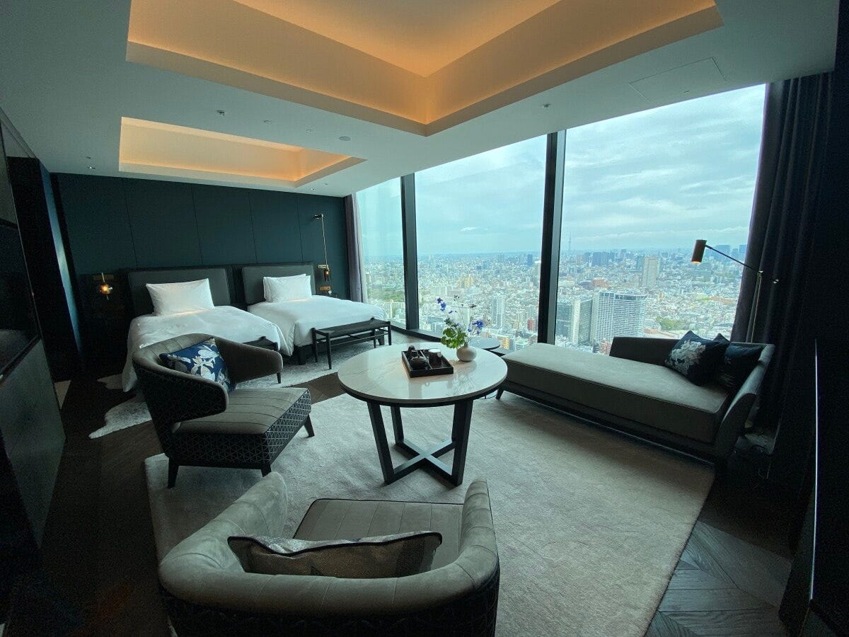 「BELLUSTAR TOKYO, A Pan Pacific Hotel」ゲストルームからの絶景！