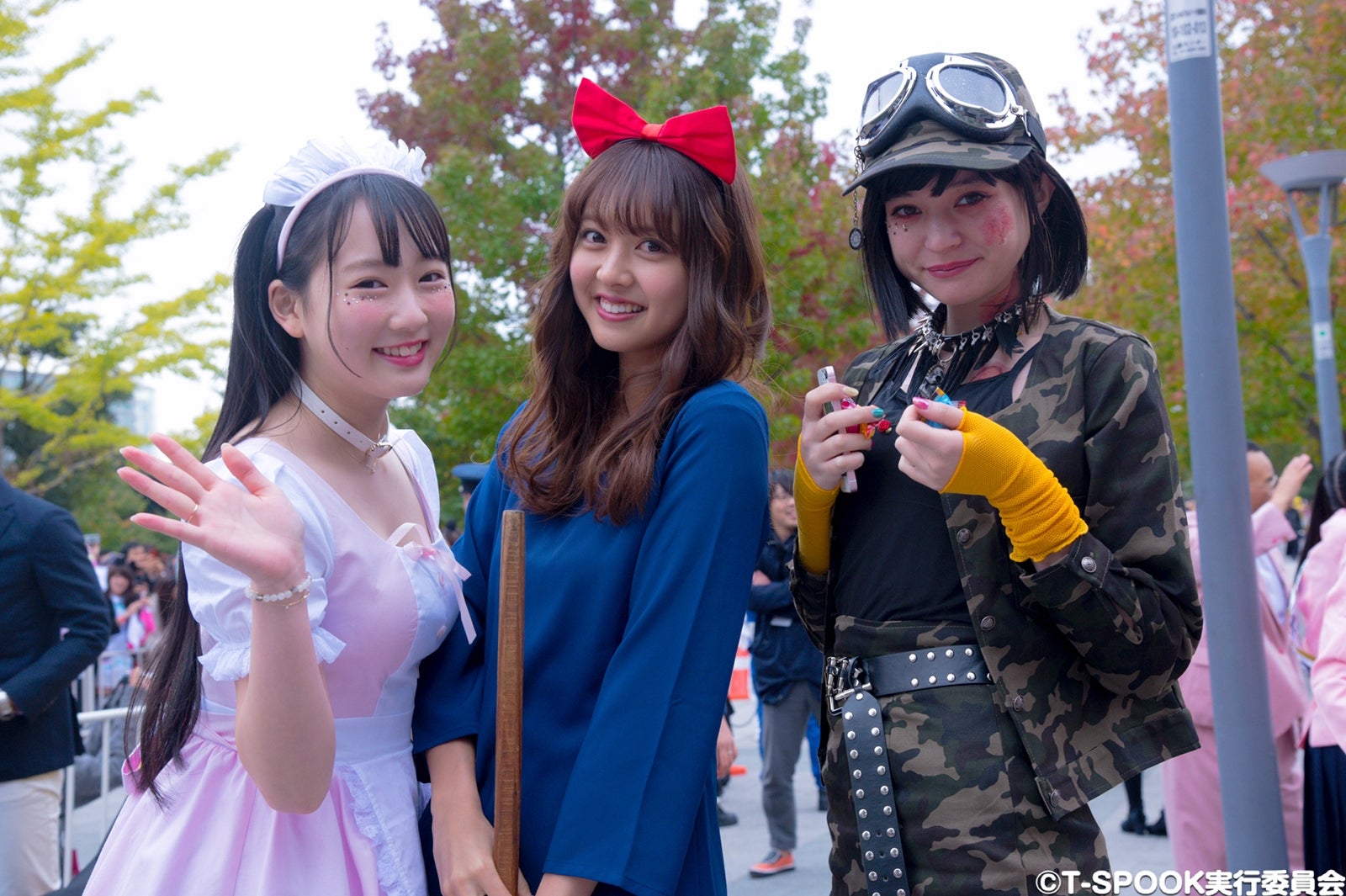 越智ゆらの、松元絵里花、瑛茉ジャスミン （C）T-SPOOK実行委員会