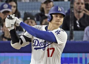 大谷翔平 第3打席は中前に同点タイムリー 3試合ぶり今季32度目のマルチ安打
