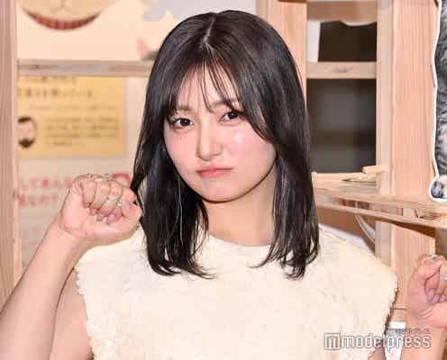吉川愛、にゃんバサダー就任 ノースリーブワンピで取材会登場&“ねこさん”呼びで魅力熱弁