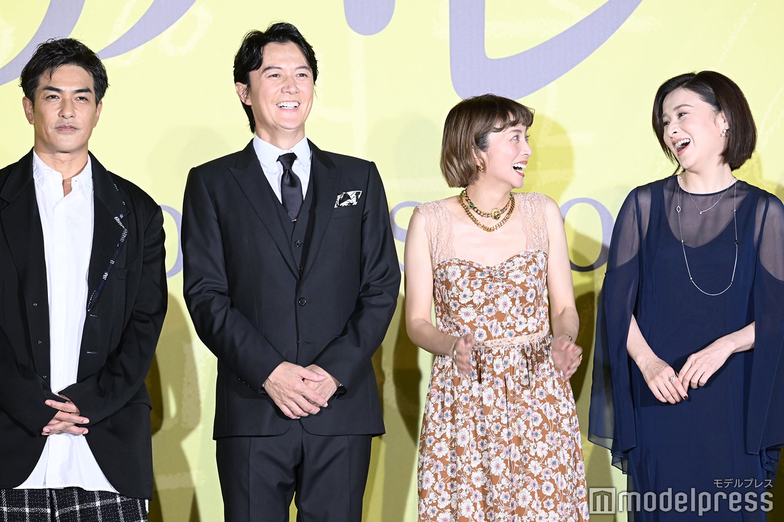 北村一輝、福山雅治、柴咲コウ、檀れい（C）モデルプレス