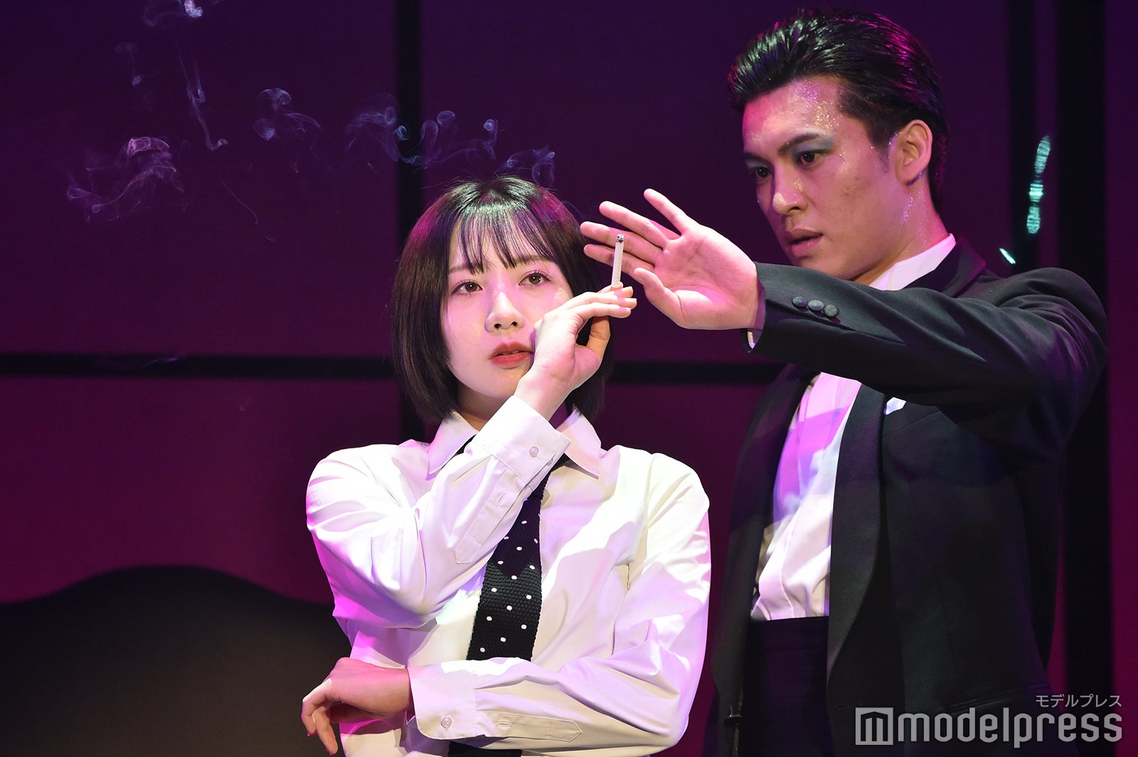 能條愛未、荒井敦史／一部公開されたシーンより（C）モデルプレス