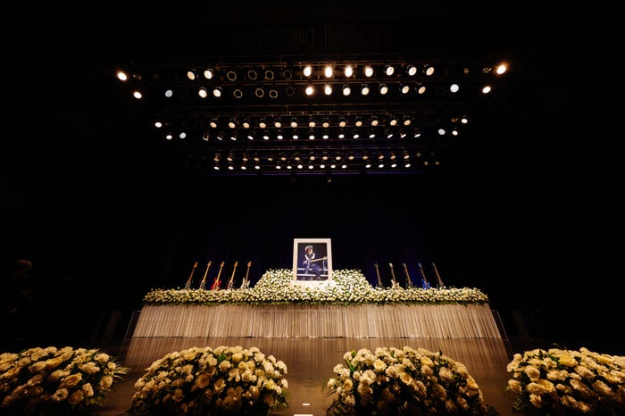 「HEATH お別れ会-献花式 HEATH Farewell & Flower Offering Ceremony」(提供写真)
