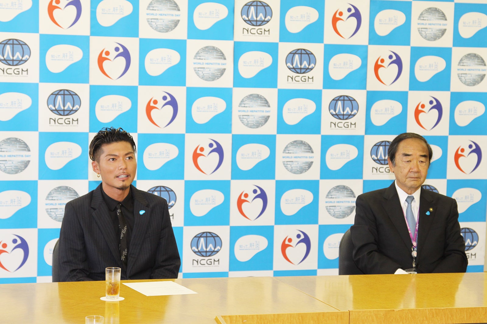 EXILE SHOKICHIが出席した「知って、肝炎プロジェクト」より（提供写真）