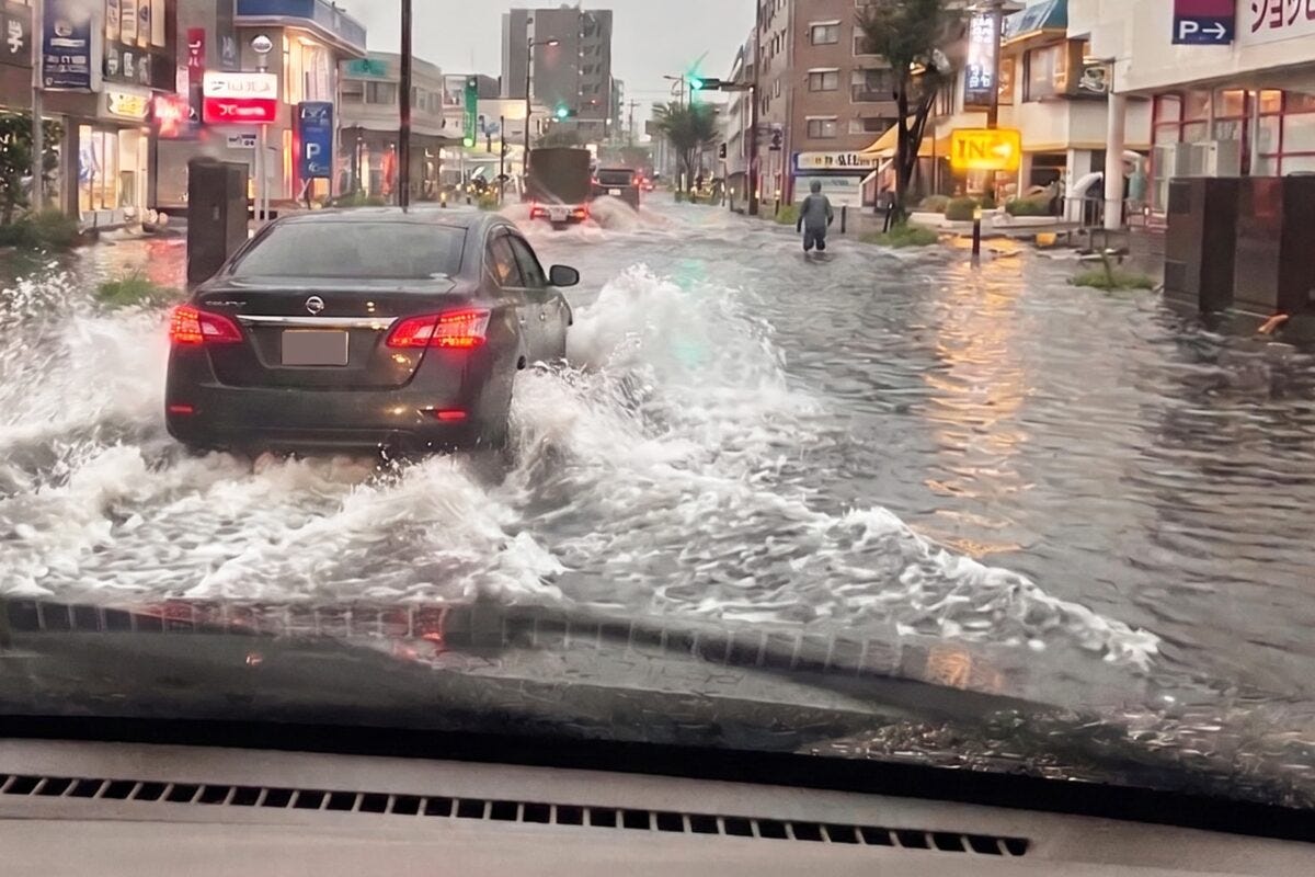 水害・冠水・水没・大雨・ゲリラ豪雨