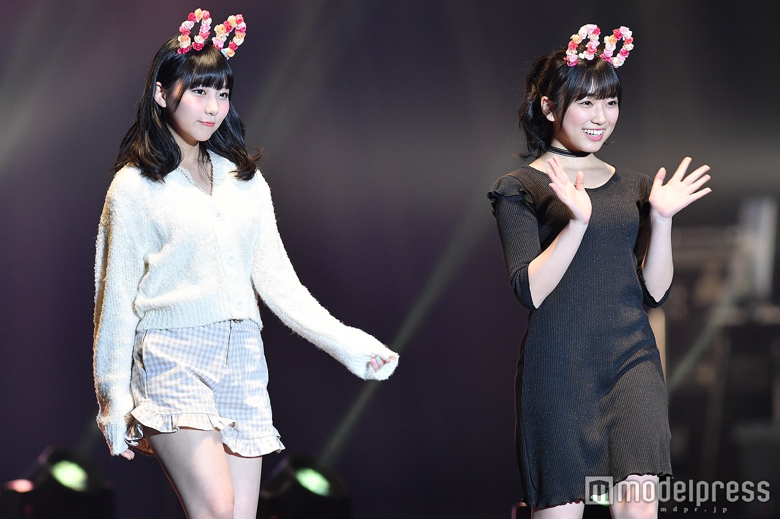 田中美久＆矢吹奈子 （C）モデルプレス