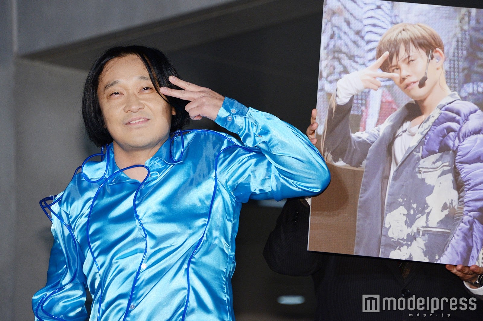 カイのマネをする永野 （C）モデルプレス