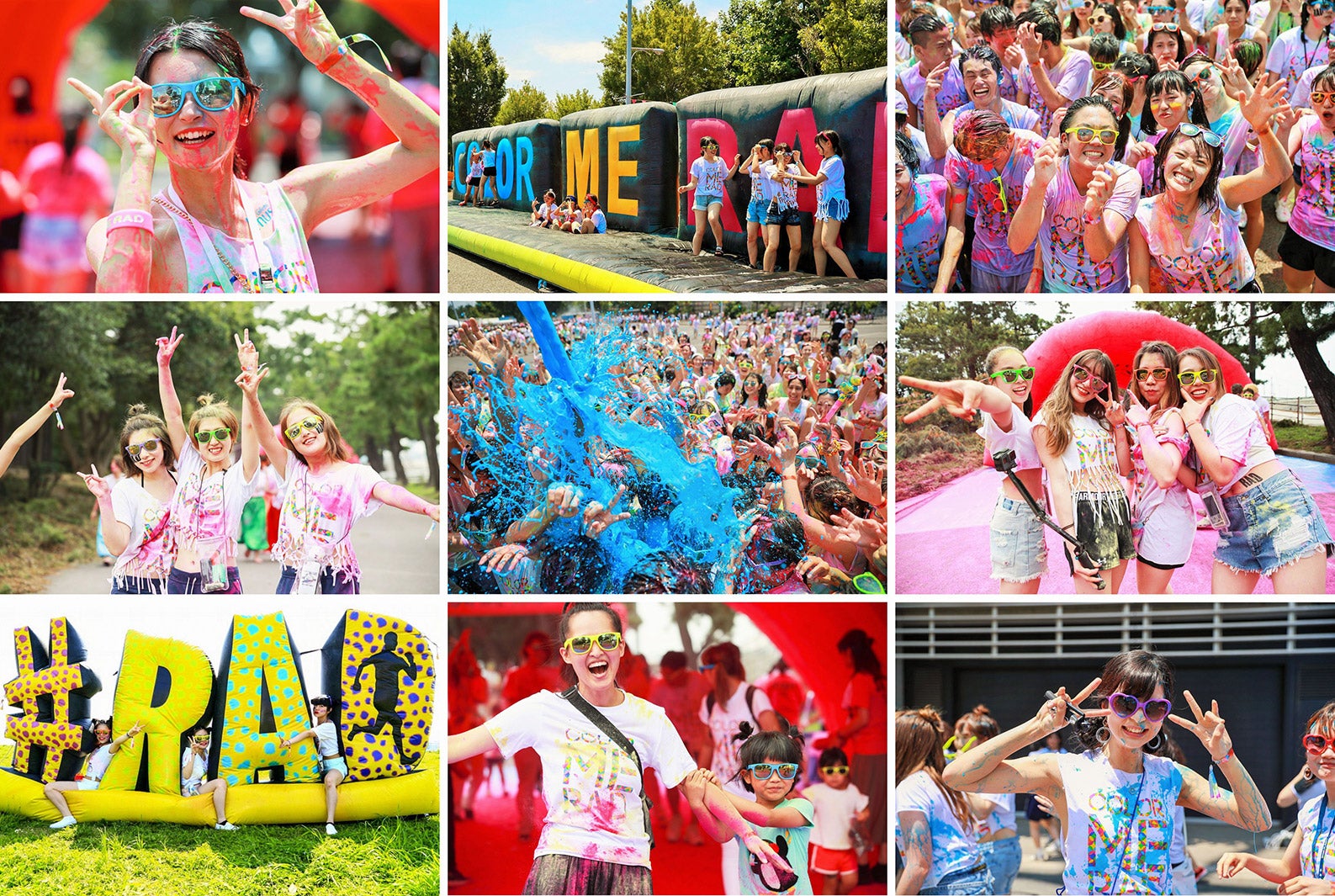 カラーランイベント「Color Me Rad」東京・大阪の2都市で開催決定