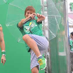 一発ギャグを披露する楽しんご