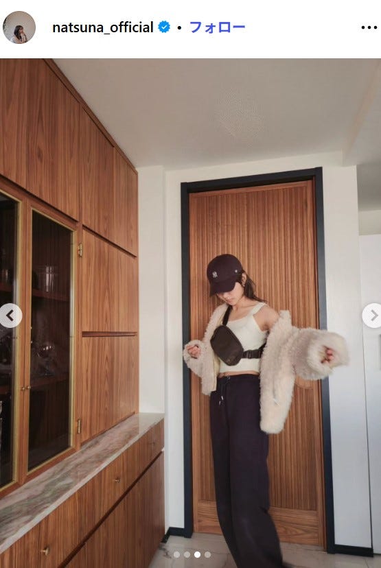 夏菜 Instagramより