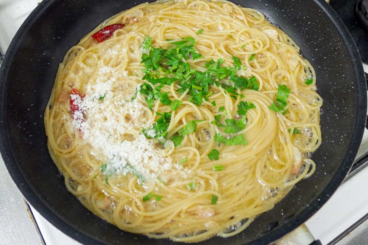 最高のペペロンチーノ